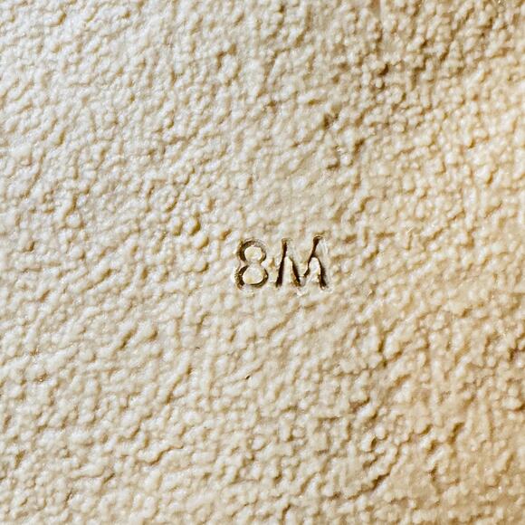 Jack Rogers Sandals Women 8 Yellow Leather Slingback Flat Cross Strap Whipstitch - Picture 12 of 13